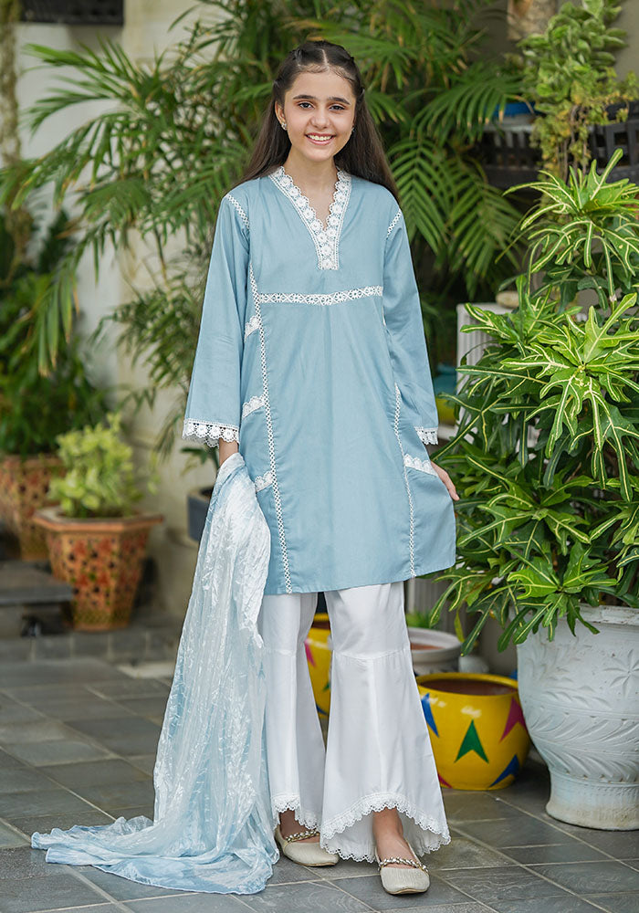 Khaddar 3 Pc Suit - Wear Ochre