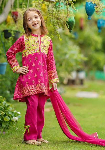 Cotton Printed 3 Pc Suit