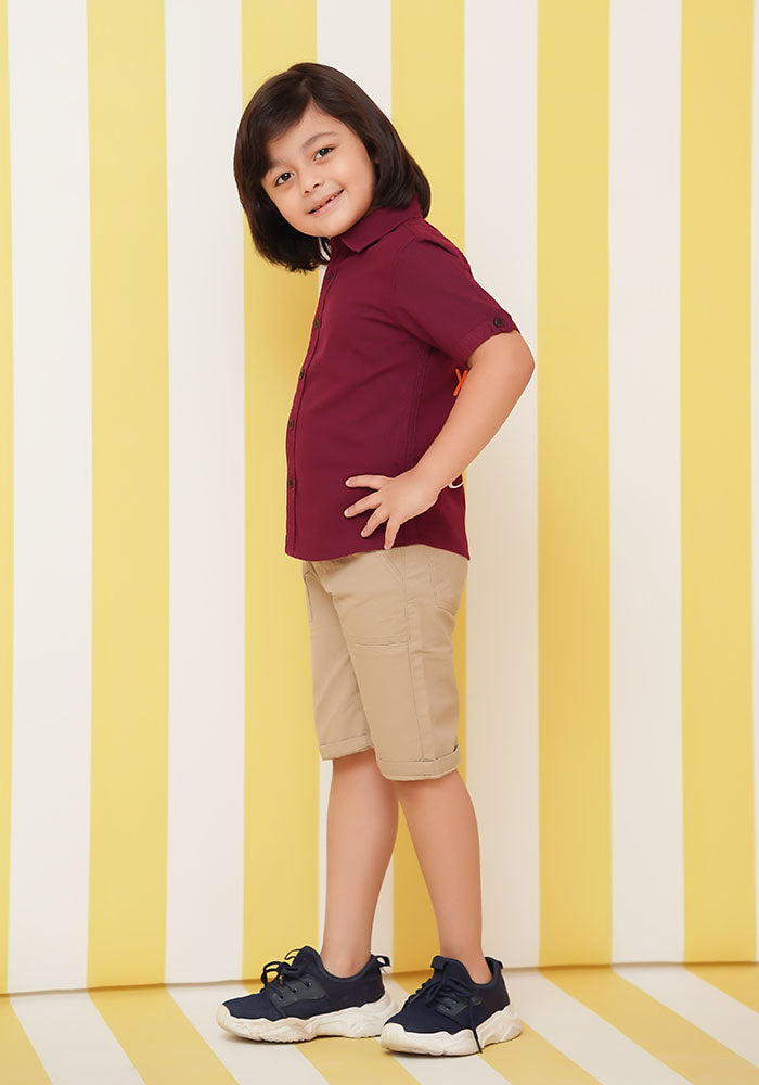 Chambray Cotton Shirt - Wear Ochre