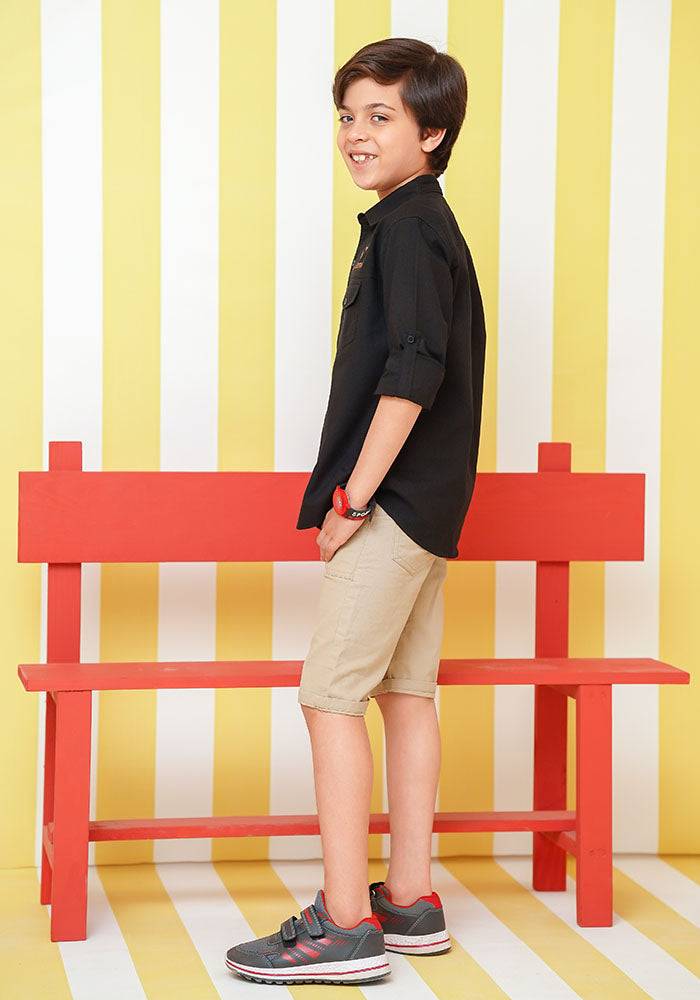 Chambray Cotton Shirt - Wear Ochre