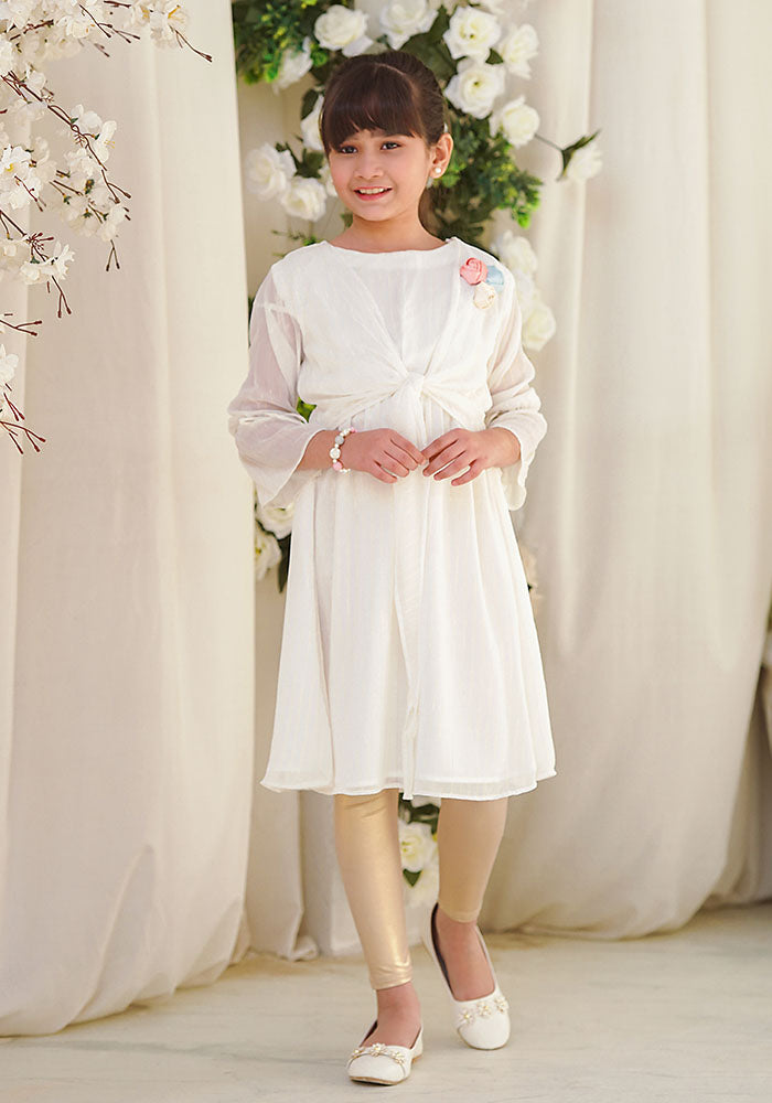 Zari Chiffon Top - Wear Ochre