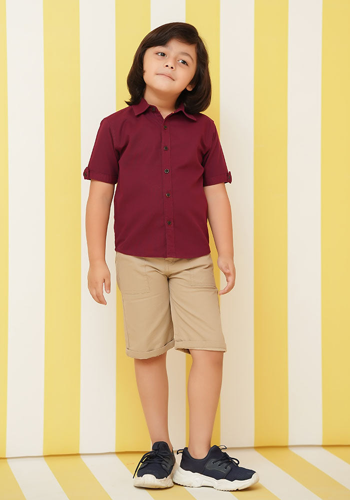 Chambray Cotton Shirt - Wear Ochre