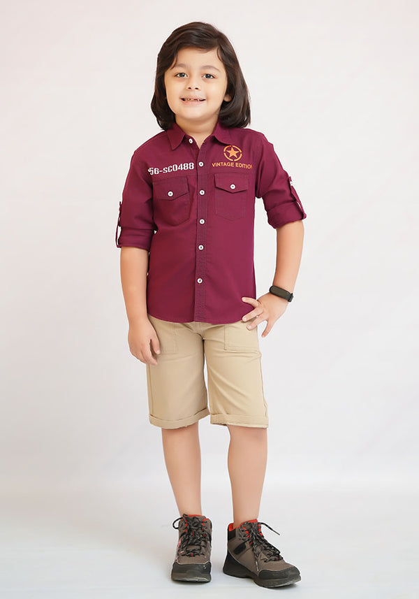 Chambray Cotton Shirt - Wear Ochre