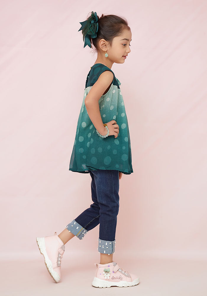 Printed Chiffon Top - Wear Ochre