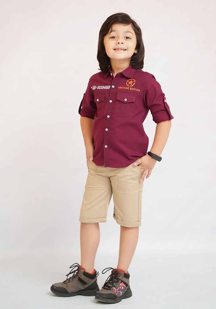 Chambray Cotton Shirt - Wear Ochre