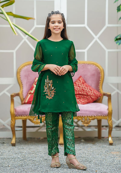 Chiffon Hand Work 3 Pc Suit
