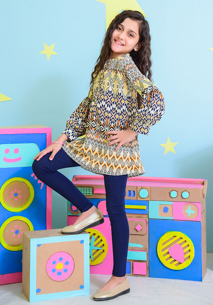 Georgette Printed Top - Wear Ochre