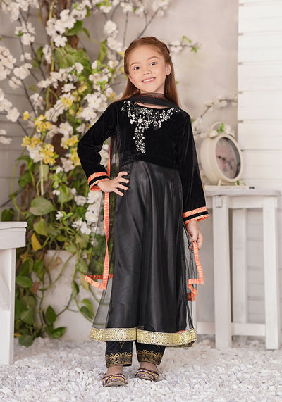 Velvet Hand Adda Work 3 Pc Suit