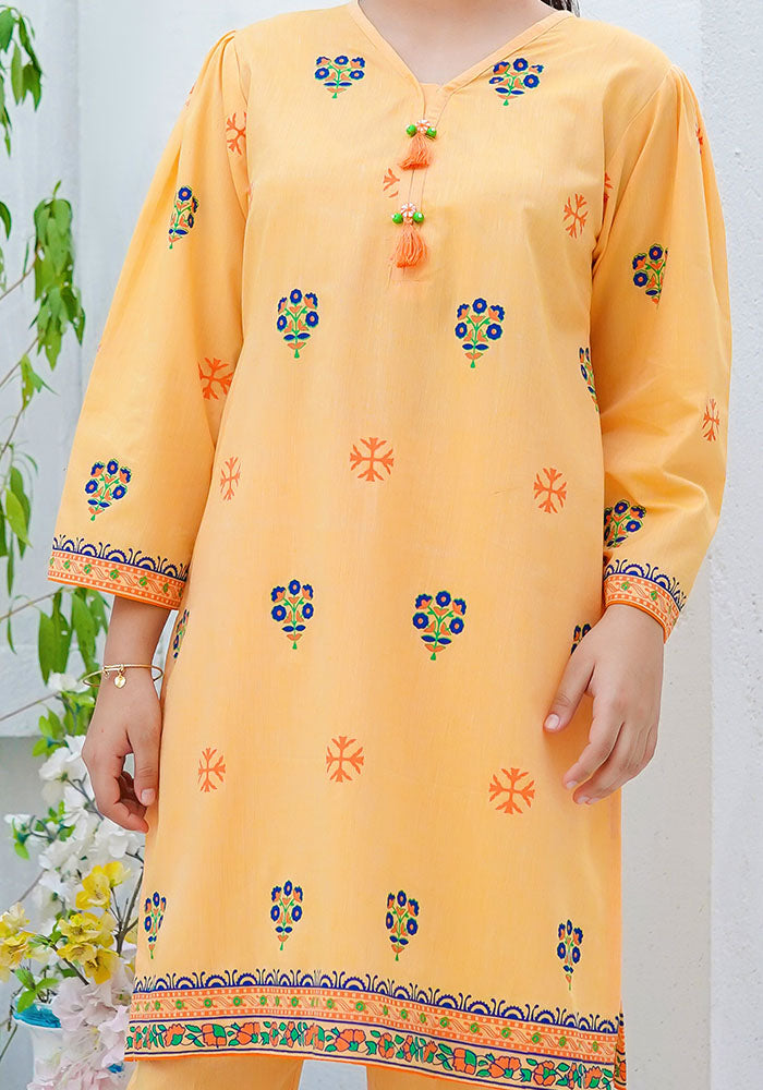 Cotton Chambray Printed Co-ords - Wear Ochre