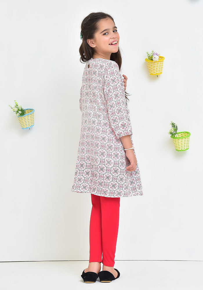 Linen Embroidered Kurta - Wear Ochre