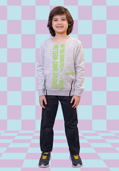 Fleece Printed Sweatshirt