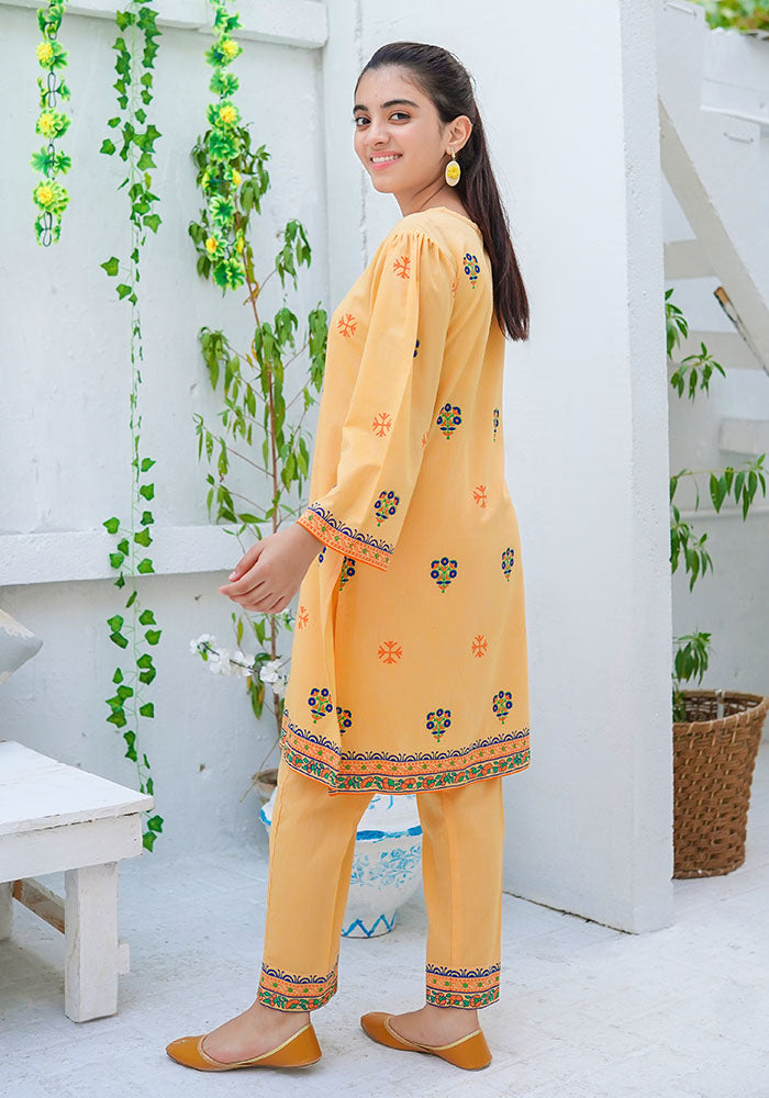 Cotton Chambray Printed Co-ords - Wear Ochre