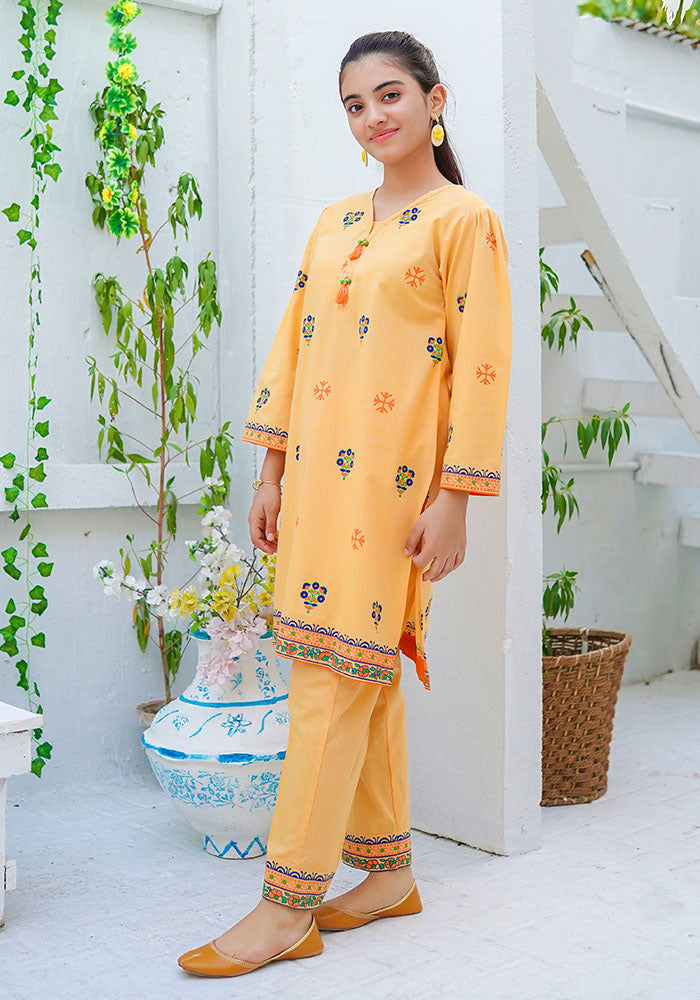 Cotton Chambray Printed Co-ords - Wear Ochre