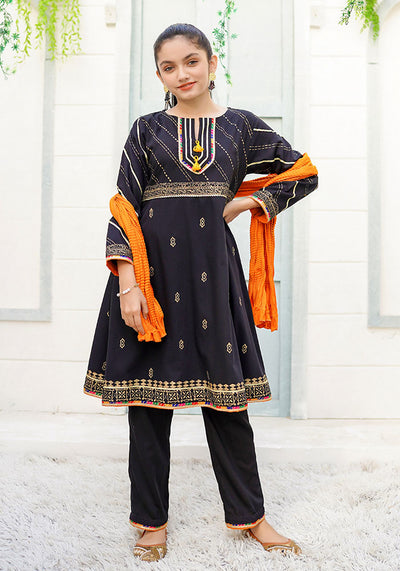 Cotton Printed 3 Pc Suit