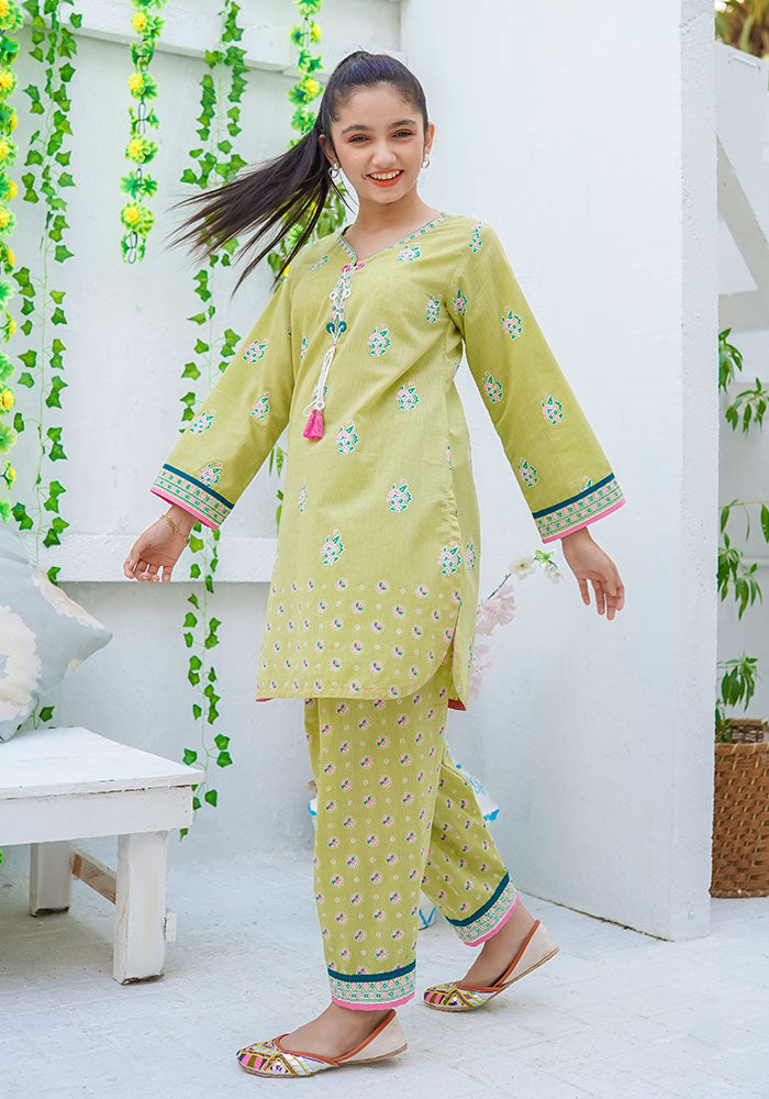 Cotton Chambray Printed Co-ords - Wear Ochre
