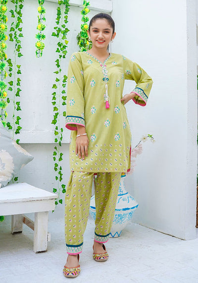 Cotton Chambray Printed Co-ords