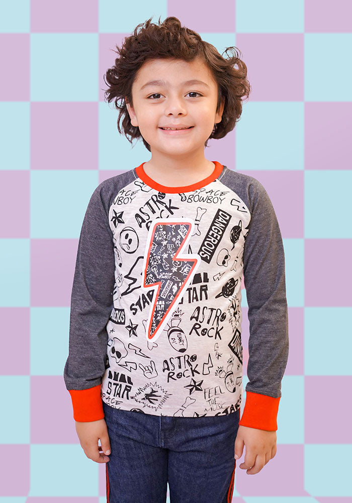 Jersey Printed T-Shirt - Wear Ochre