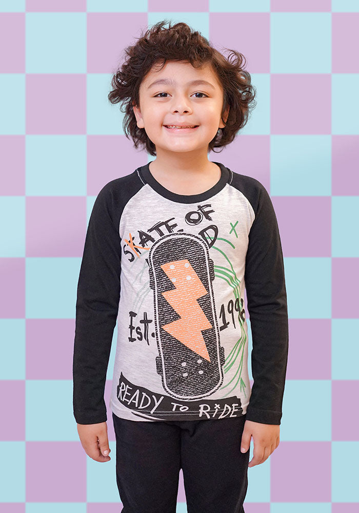 Jersey Printed T-Shirt - Wear Ochre