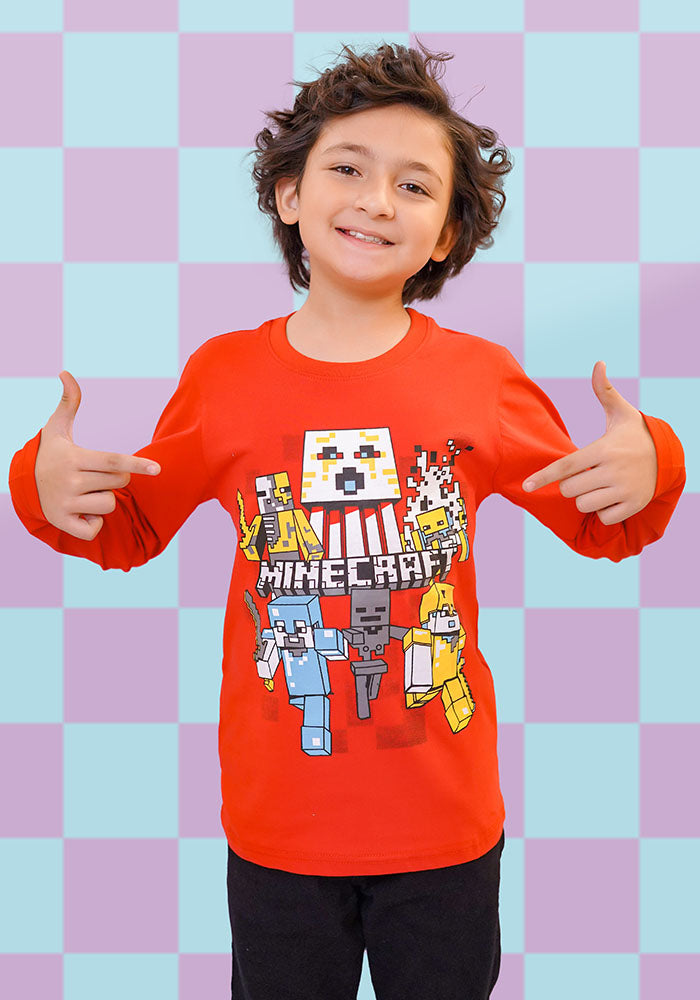 Jersey Printed T-Shirt - Wear Ochre