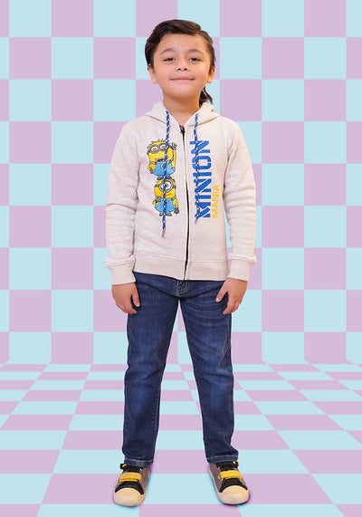 Fleece Printed Hoodie