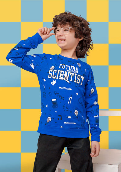 Fleece Printed Sweatshirt