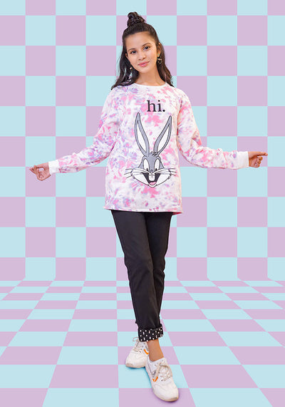 Terry Printed Sweatshirt