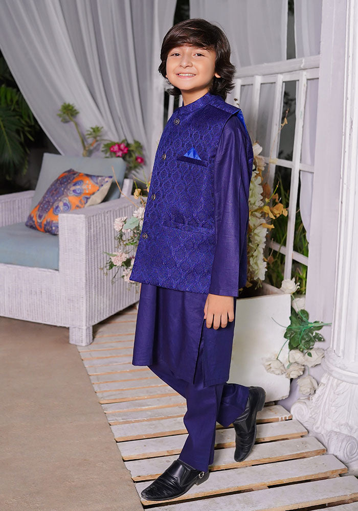 Boys 3 Pc Suit - Wear Ochre
