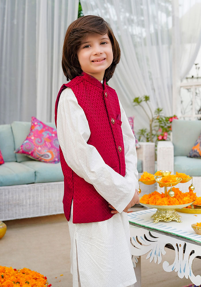 Boys 3 Pc Suit - Wear Ochre