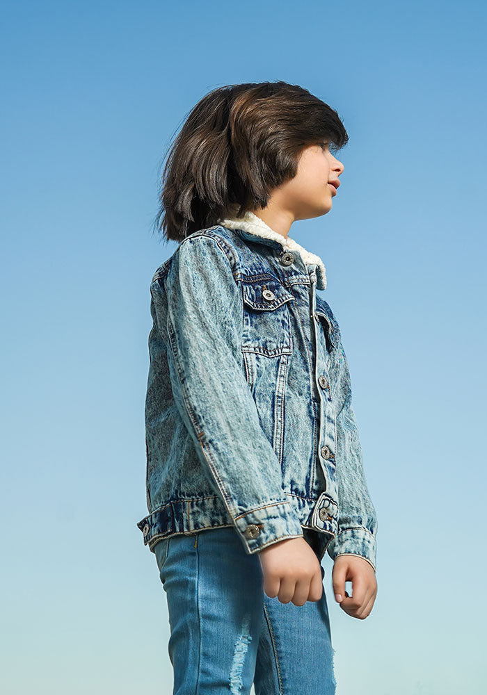 Boys Denim Jacket - Wear Ochre