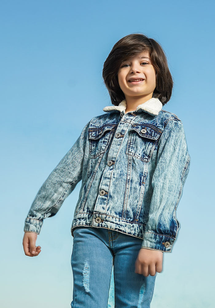 Boys Denim Jacket - Wear Ochre