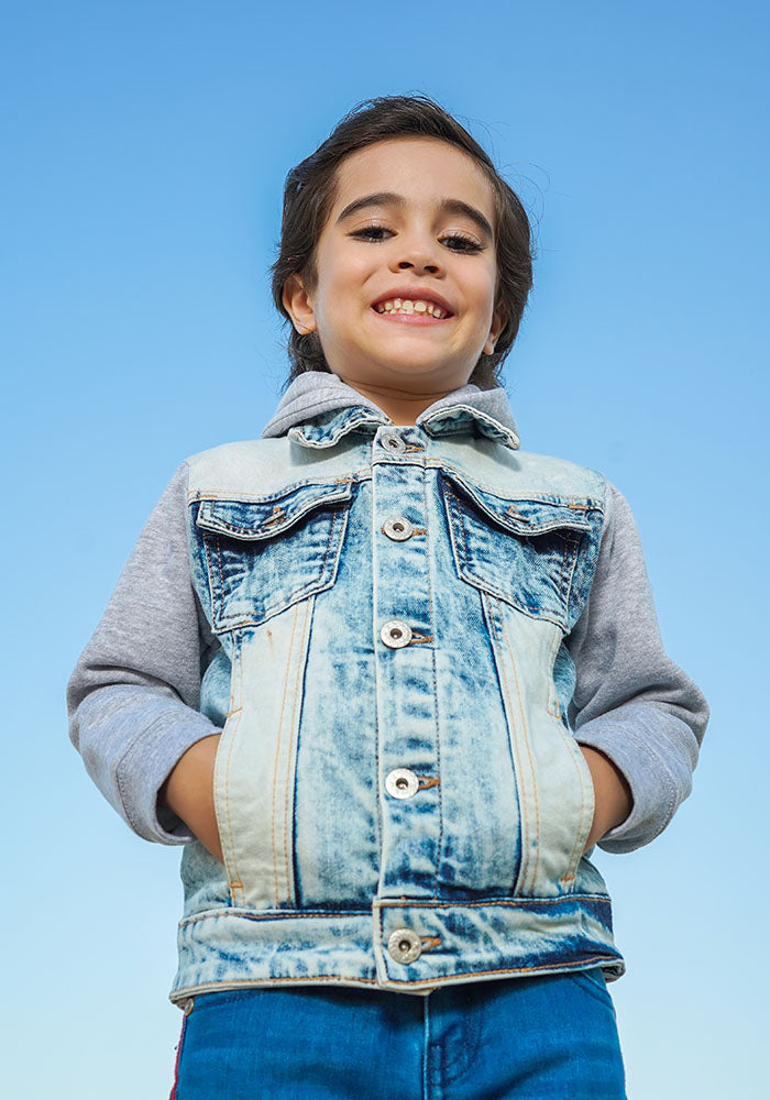 Boys Denim Jacket - Wear Ochre