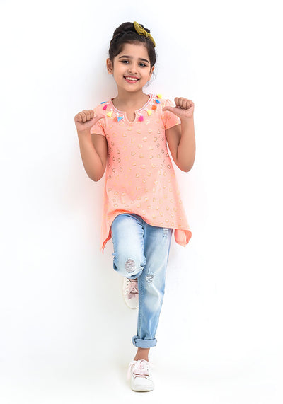 Cotton Stretch Jersey Top