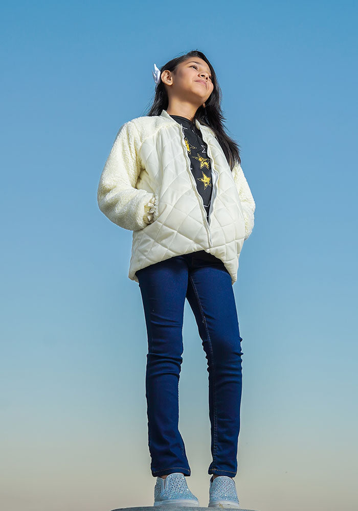 Girls Puffer Jacket - Wear Ochre