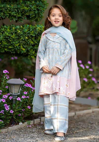 Cotton Printed 3 Pc Suit