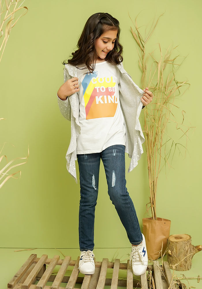 Printed Cape & T-Shirt - Wear Ochre