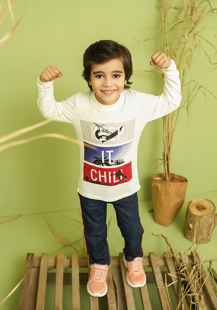 Printed T-Shirt - Wear Ochre