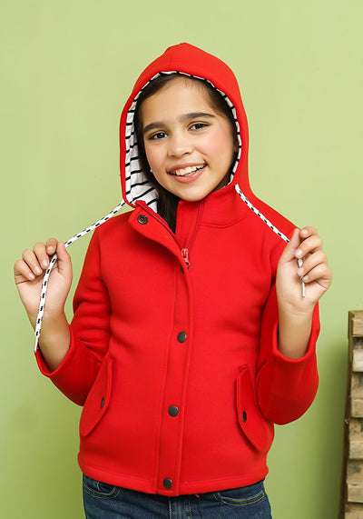 Fleece Hooded Coat