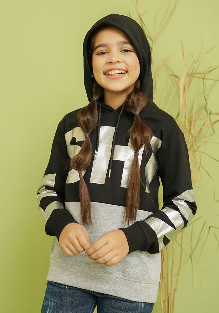 Terry Printed Hoodie - Wear Ochre