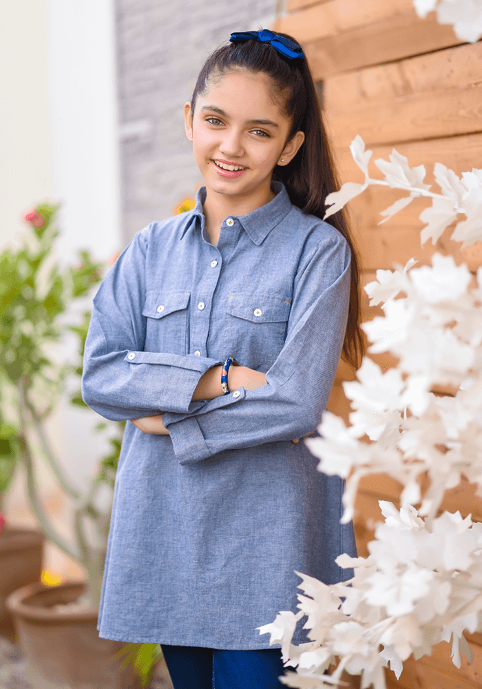 Chambray Top - Wear Ochre