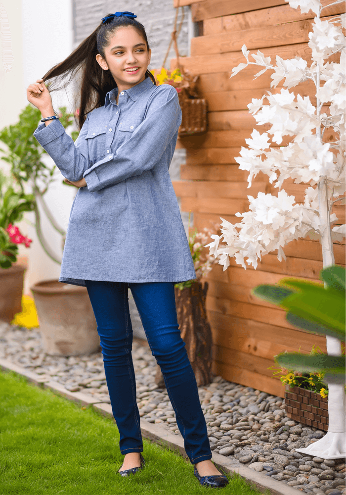 Chambray Top - Wear Ochre