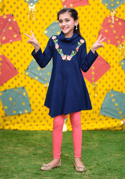 Cambric Embroidered Kurta