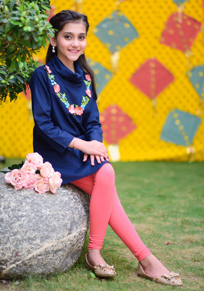 Cambric Embroidered Kurta - Wear Ochre