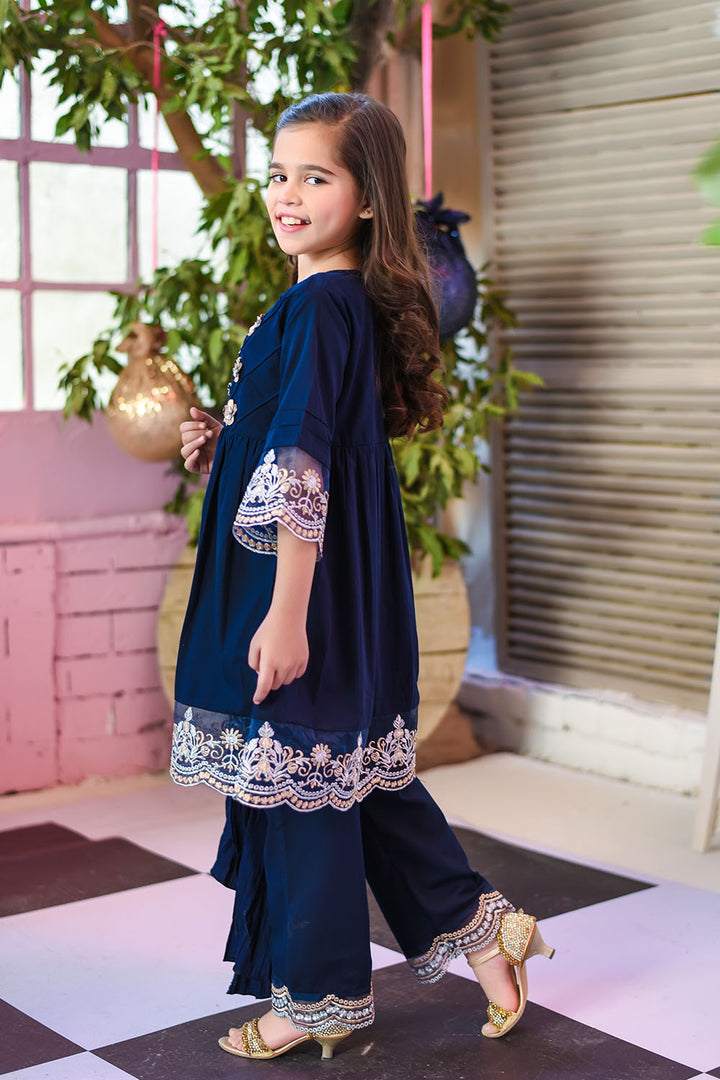 Cotton Embroidered 3 Pc Suit - Wear Ochre