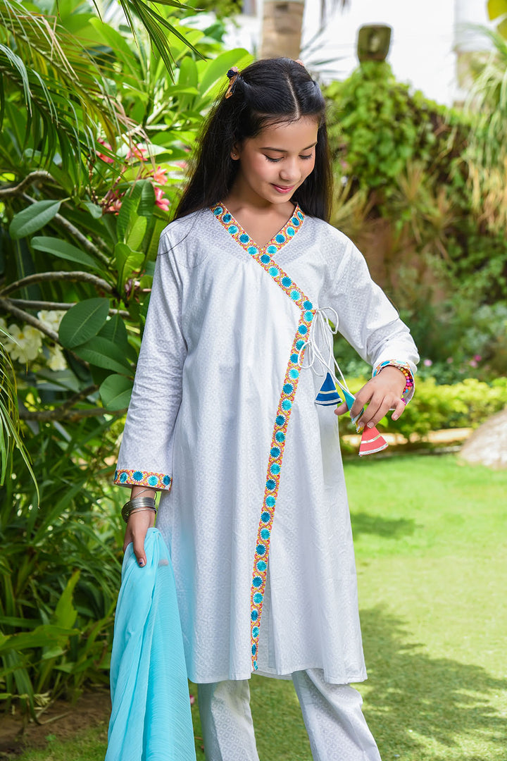 Cotton Printed 3 Pc Suit - Wear Ochre