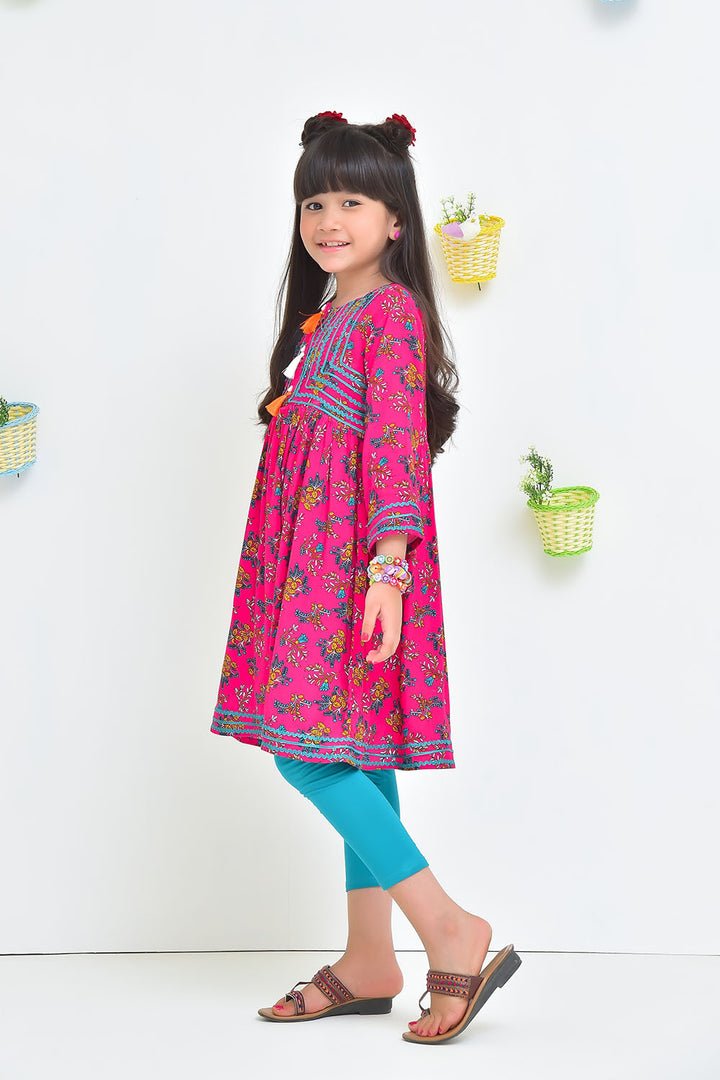 Linen Printed Top - Wear Ochre