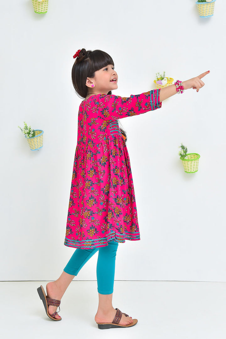 Linen Printed Top - Wear Ochre