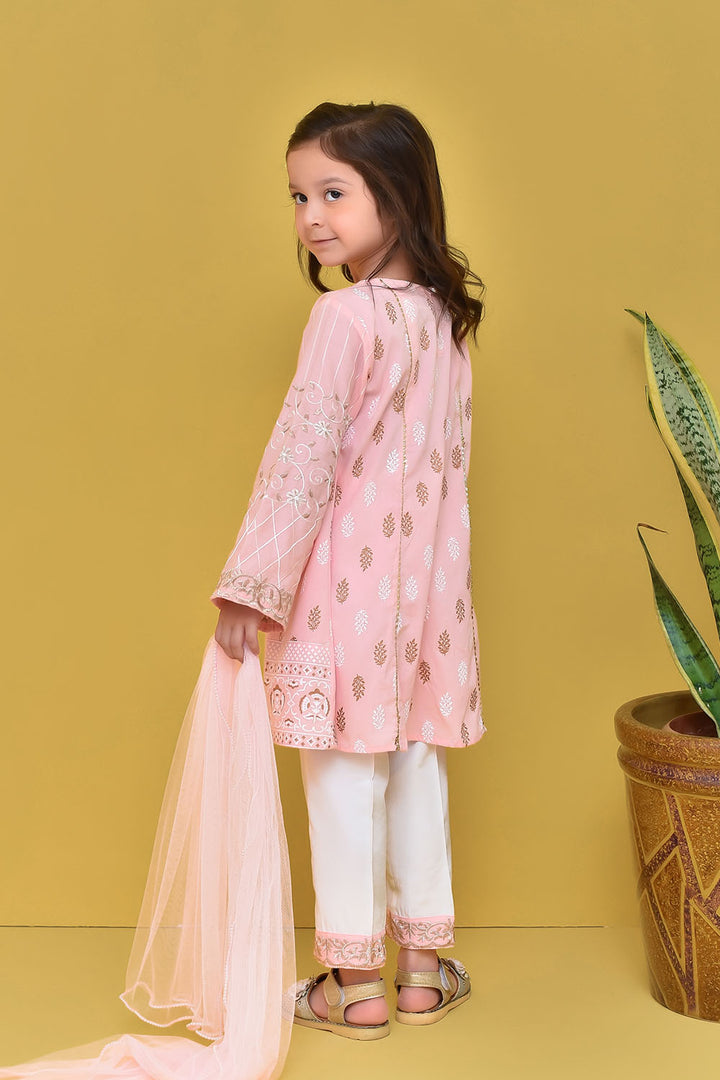 Cotton Printed 3 Pc Suit - Wear Ochre