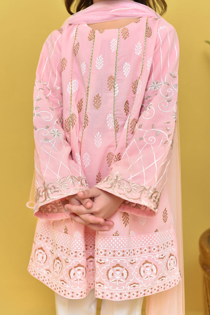 Cotton Printed 3 Pc Suit - Wear Ochre