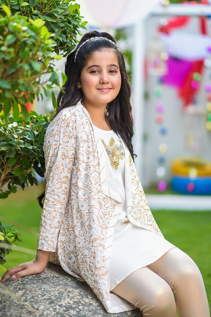 Linen Printed 2 Pc Suit - Wear Ochre