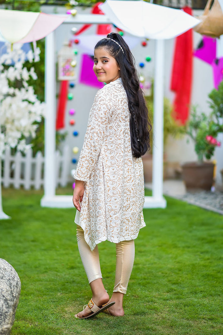 Linen Printed 2 Pc Suit - Wear Ochre
